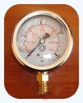 Манометр глицериновый (радиальный) DN 100мм, G1/2» 0-400Bar (0-40MPa)