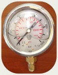 Манометр глицериновый (радиальный) DN 63, G1/4” 0-1000Bar (0-100MPa)