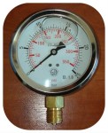 Манометр глицериновый (радиальный) DN 100мм, G1/2” 0-25Bar (0-2,5MPa)