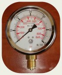 Манометр глицериновый (радиальный) DN 100мм, G1/2” 0-60Bar (0-6MPa)