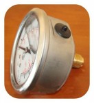 Манометр глицериновый с торцевым подключением DN 63, G1/4” 0-012Bar (0-1,2MPa)