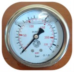 Манометр глицериновый с торцевым подключением DN 63, G1/4” 0-016Bar (0-1,6MPa)