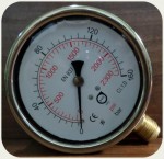 Манометр глицериновый (радиальный) DN 100, G1/2” 0-160Bar (0-16MPa) “Bart”