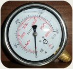 Манометр глицериновый (радиальный) DN 100, G1/2” 0-400Bar (0-40MPa) “Bart”